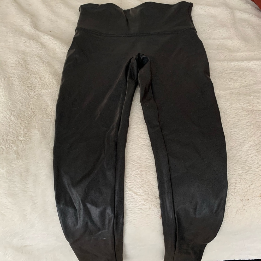 Spanxs Leather Leggings